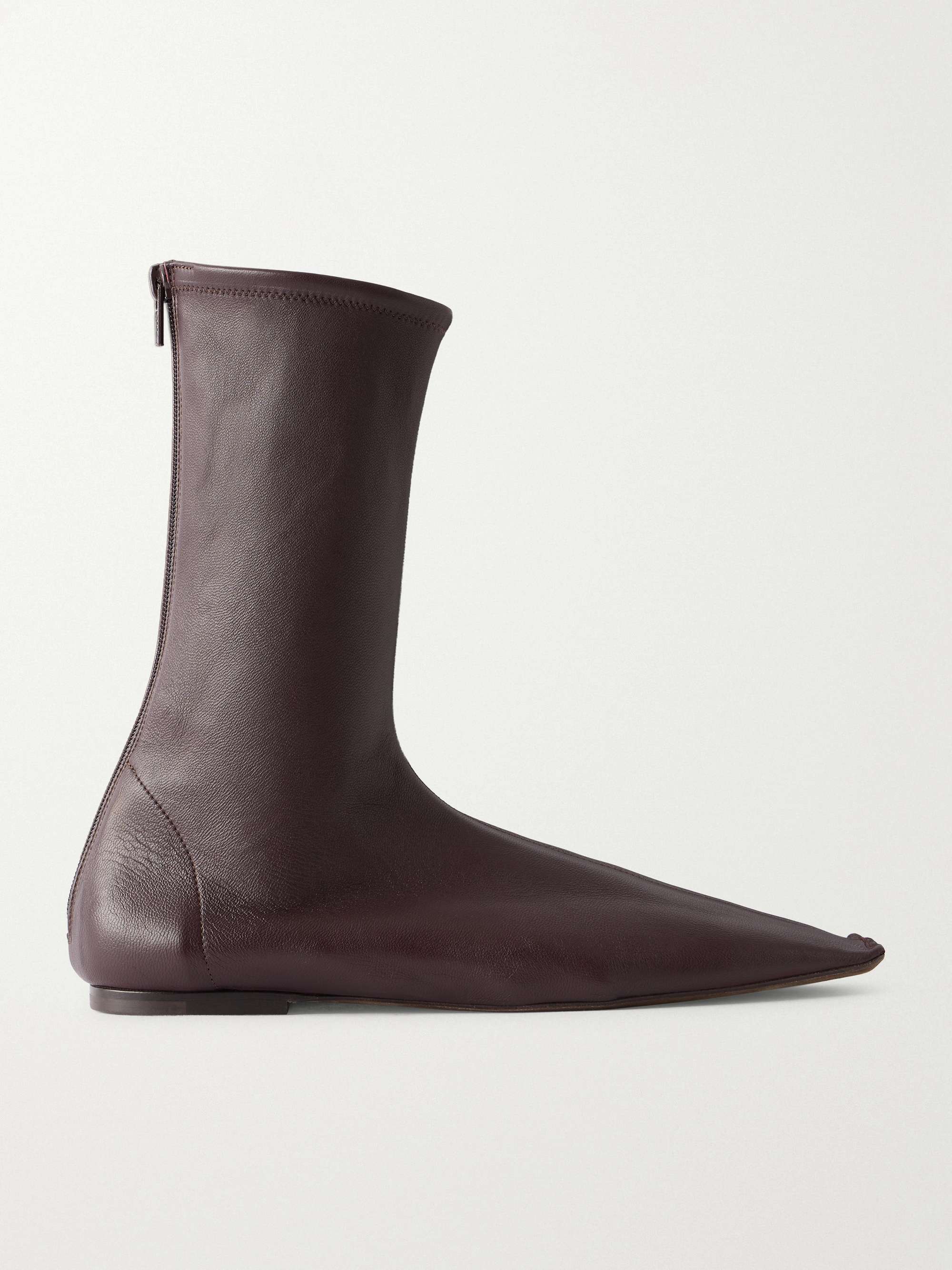 Marlene Leather Ankle Boots