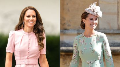 Kate and Pippa could be a dream team according to an expert. Here they're seen at different occasions.