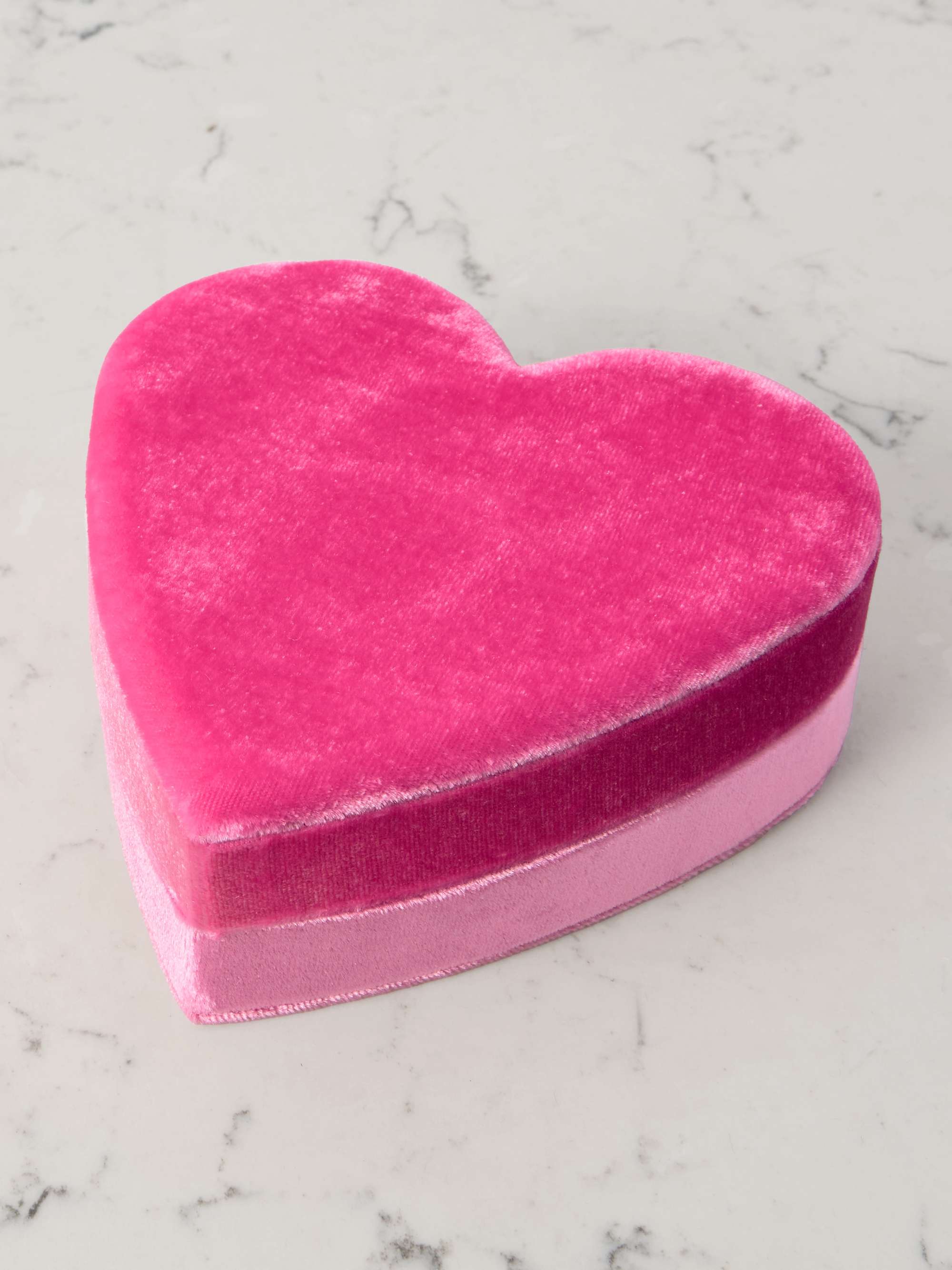 Heart Velvet Jewelry Box