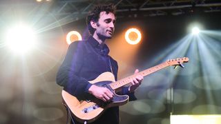 Julian Lage, onstage at the Love Supreme Jazz Festival 2022 