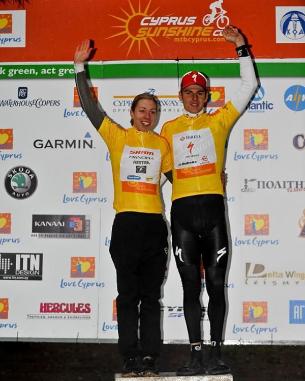 Annika Langvad (HMTBK) and Jaroslav Kulhavy (Rubena Birell Specialized) won the Afxentia overall classification.