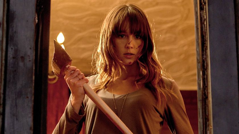 A still of main character Erin in You&#039;re Next, one of the best free movies to stream