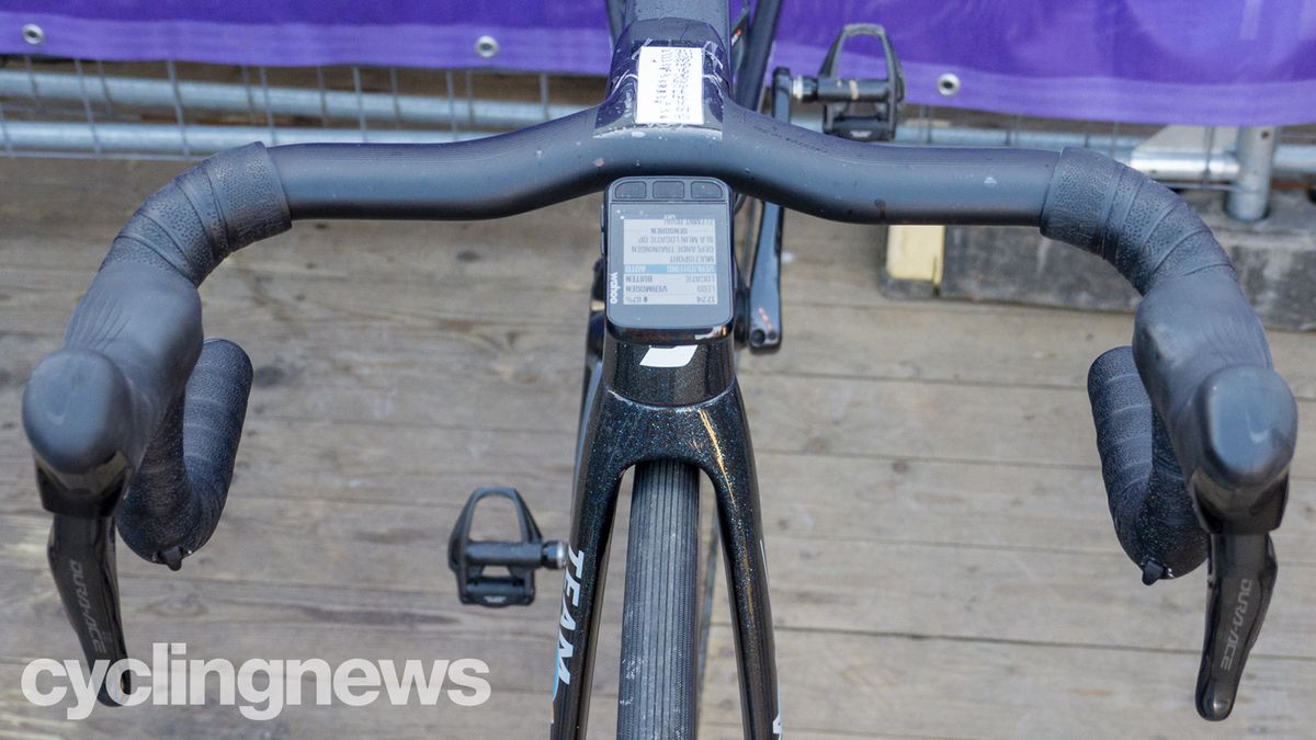 Podium bikes at the women's Omloop Het Nieuwsblad
