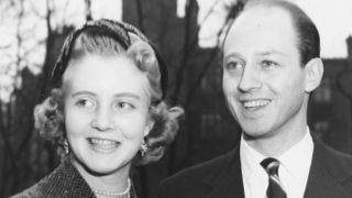 Colin Tennant, friend of Princess Margaret, and Lady Anne Coke pictured as they announce their engagement