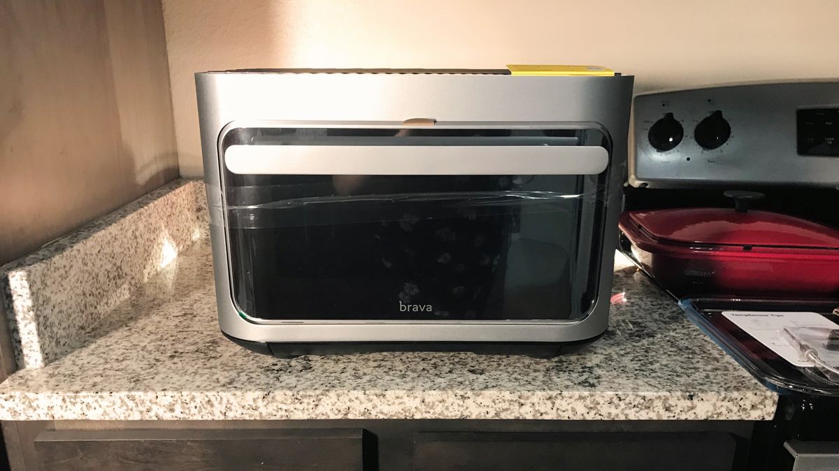 The Brava Glass Oven being tested in writer&#039;s home