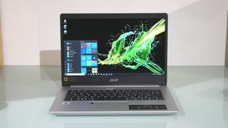 Acer Aspire 5 front-on screen