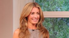 Cat Deeley wearing faux leather River Island on This Morning, 8 September 2025