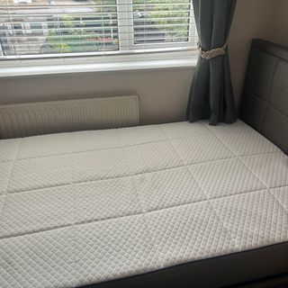 The Nectar Hybrid mattress being tested at home