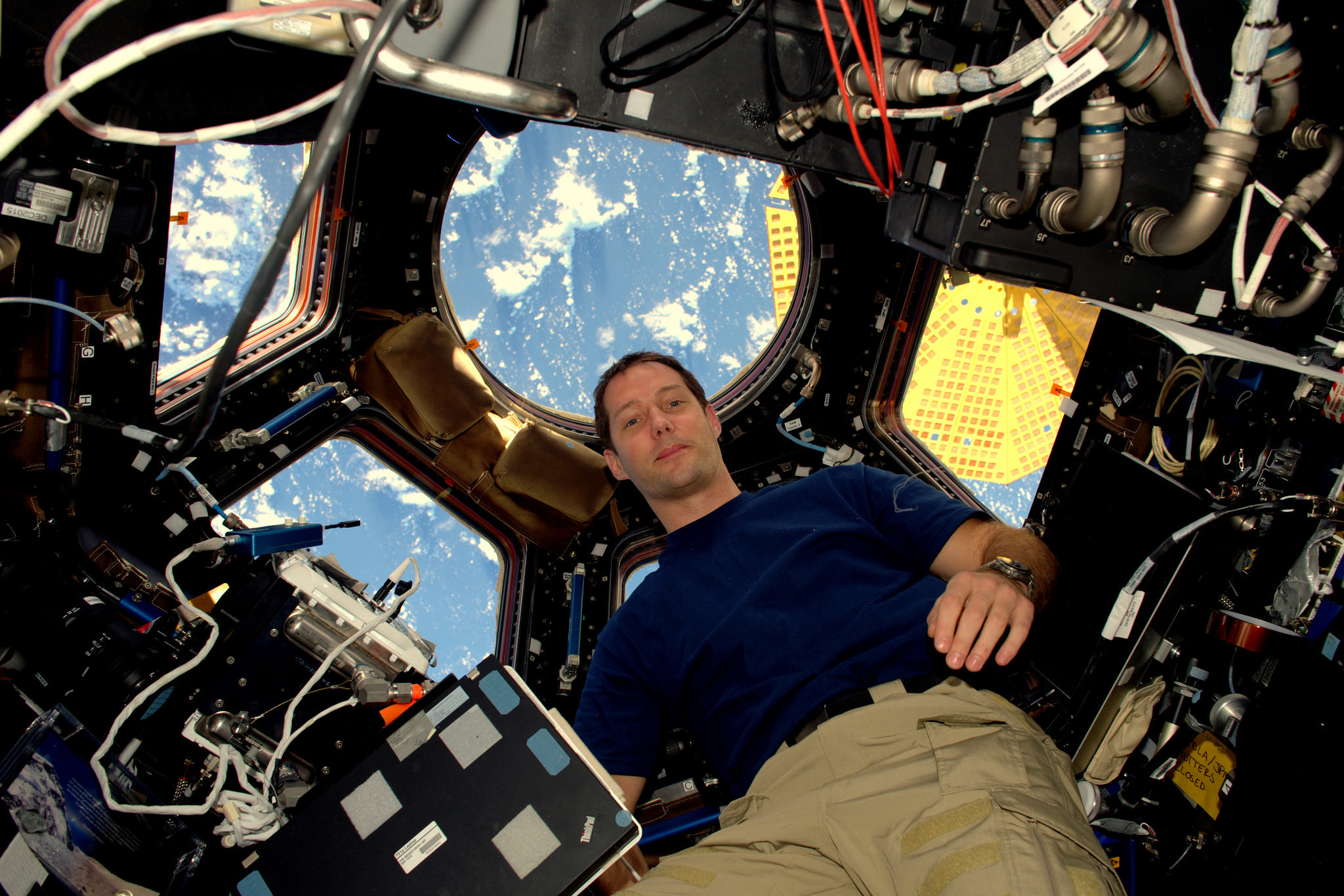 Thomas Pesquet astronaute français plus jeune Européen sur l'ISS