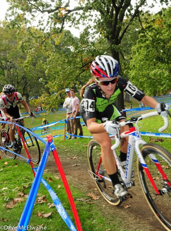 Kaitlin Antonneau (Cannondale) riding in fourth place early in the contest