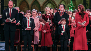 Members of the Royal Family attend the "Together At Christmas" Carol Service at Westminster Abbey