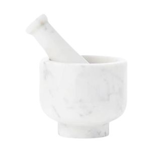 A marble pestle and mortar
