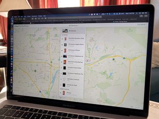 Find My Devices on a MacBook Air