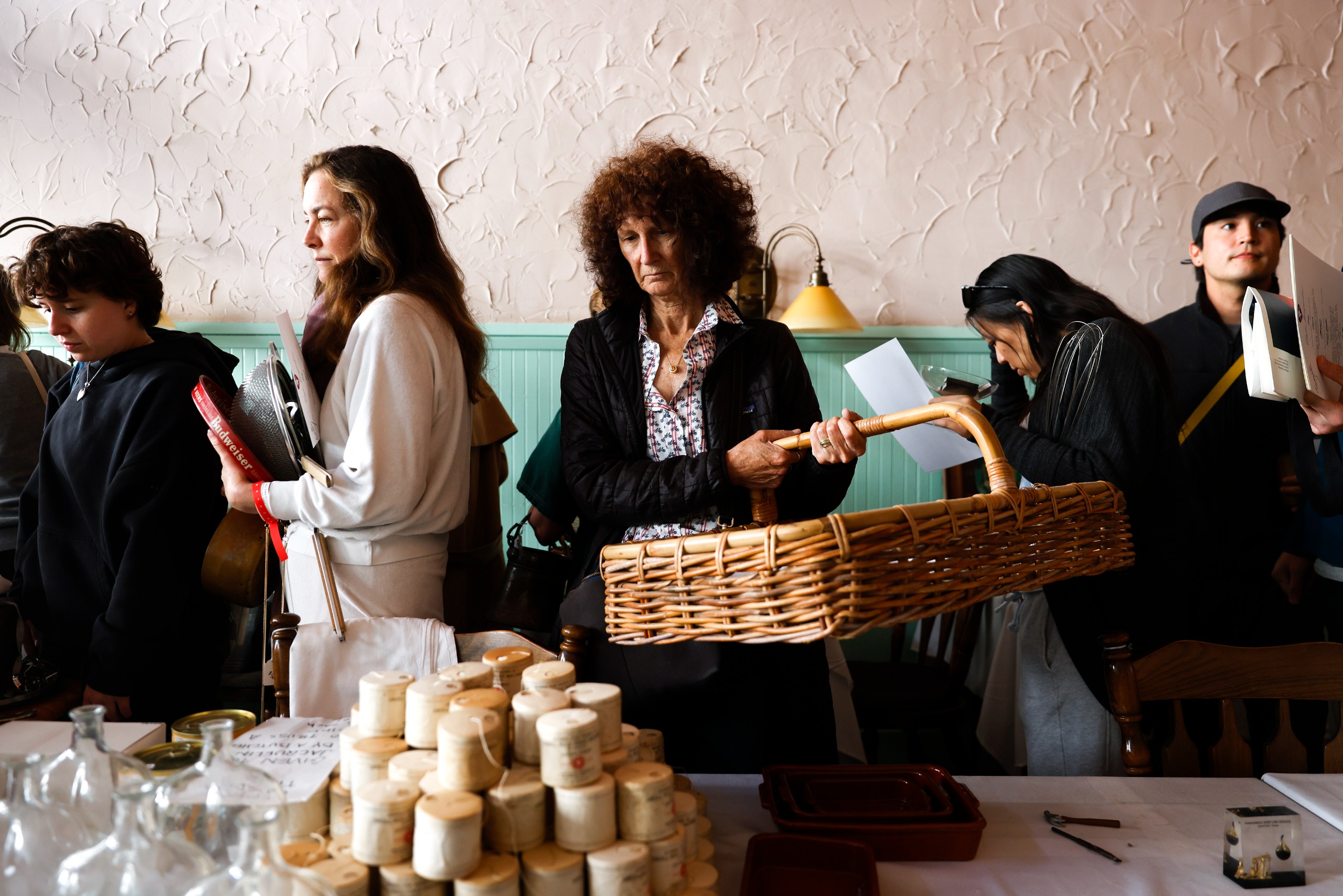 people queuing up at an estate sale