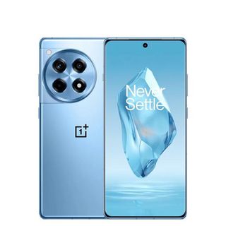 An official product render of the OnePlus 12R in its blue colorway