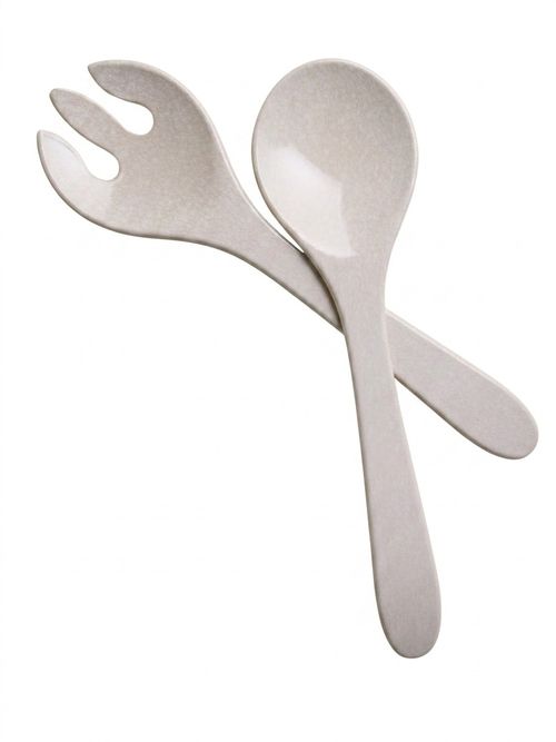 Reactive Glaze Melamine Picnic Salad Servers