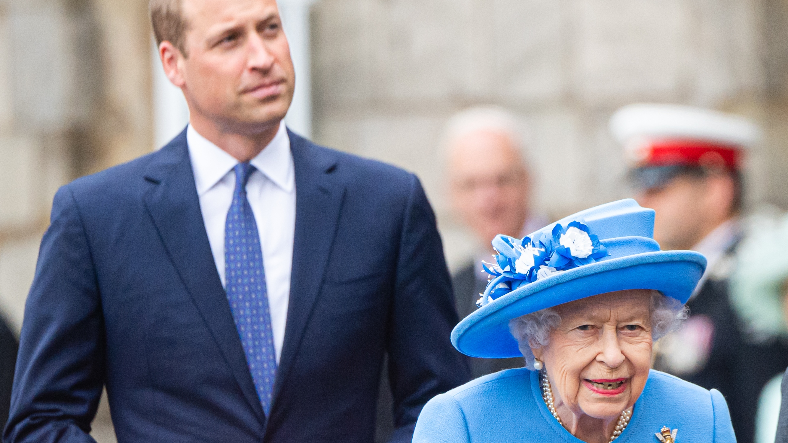 Prince William with Queen Elizabeth in June 2021