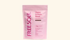 Free Soul Vegan Protein blend in pink packet 