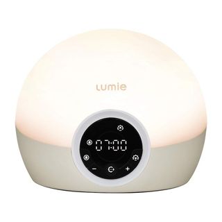 Lumie Bodyclock Spark 100 - Wake-Up Light Alarm Clock With Sleep Sunset, White/off-White