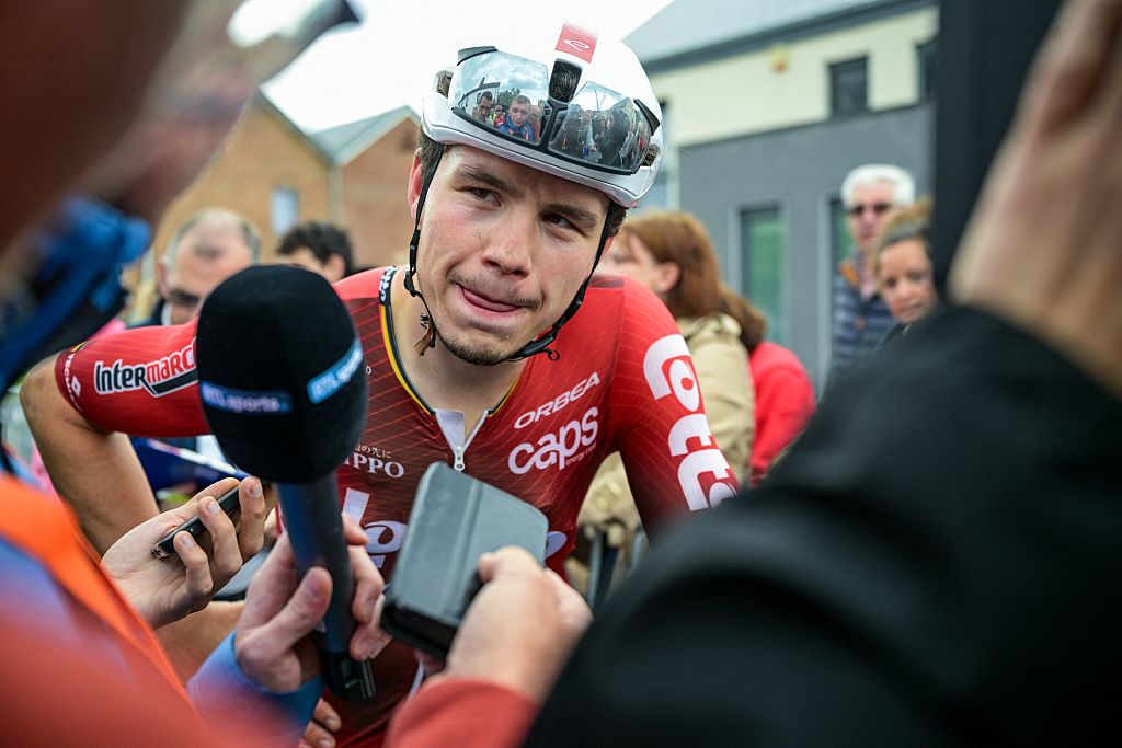 Arnaud De Lie interviewed after stage 3