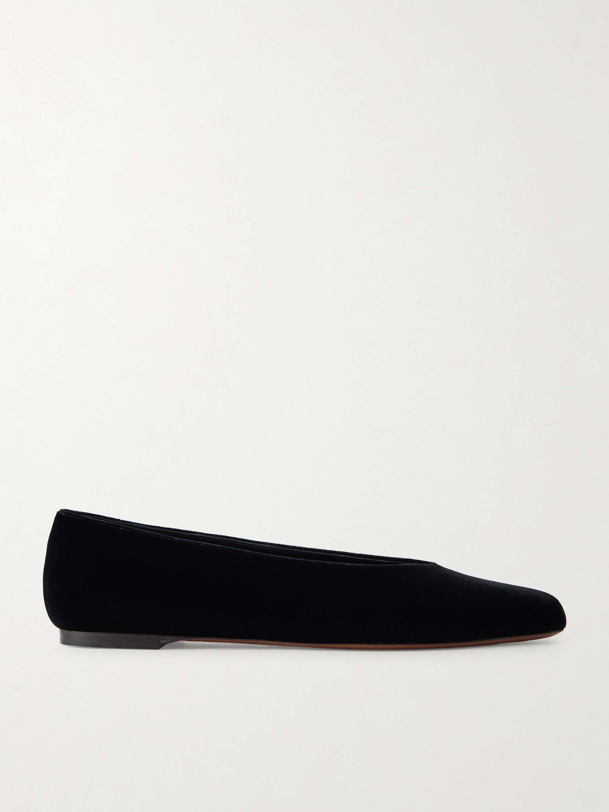 Beid Velvet Ballet Flats