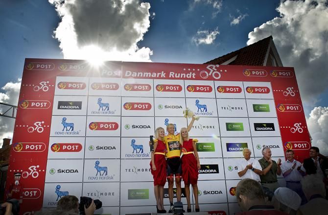 Stage winner and race leader Magnus Cort Nielsen