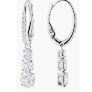 Swarovski trilogy crystal drop earrings