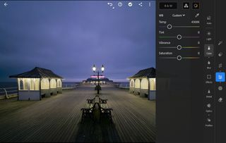 Editing a Raw smartphone photo in Adobe Lightroom Mobile