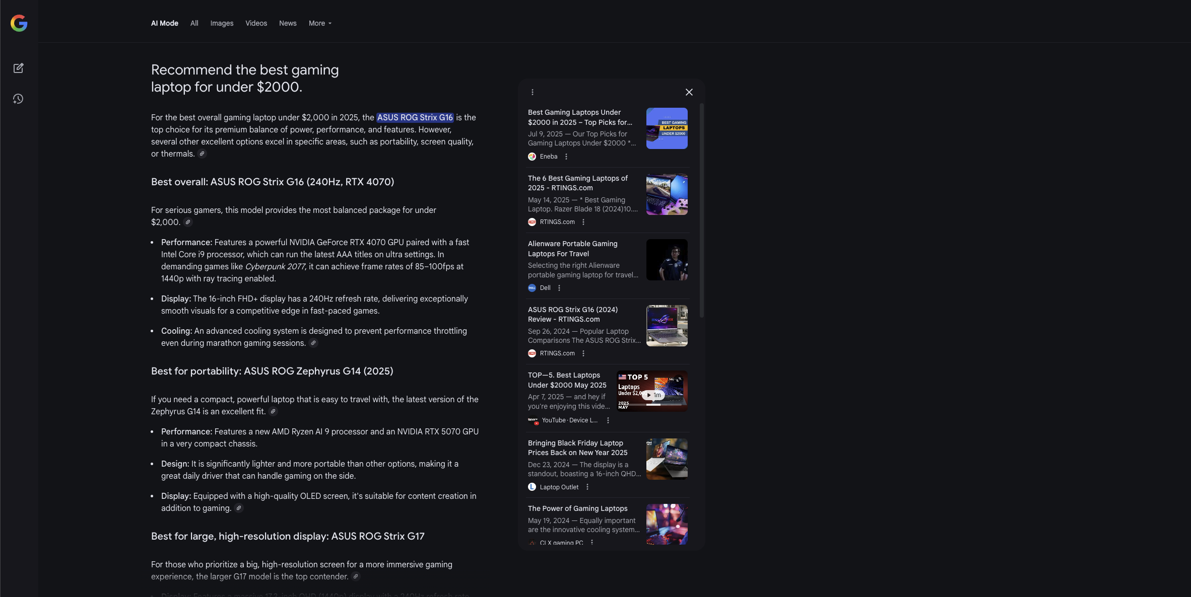 Google AI Mode