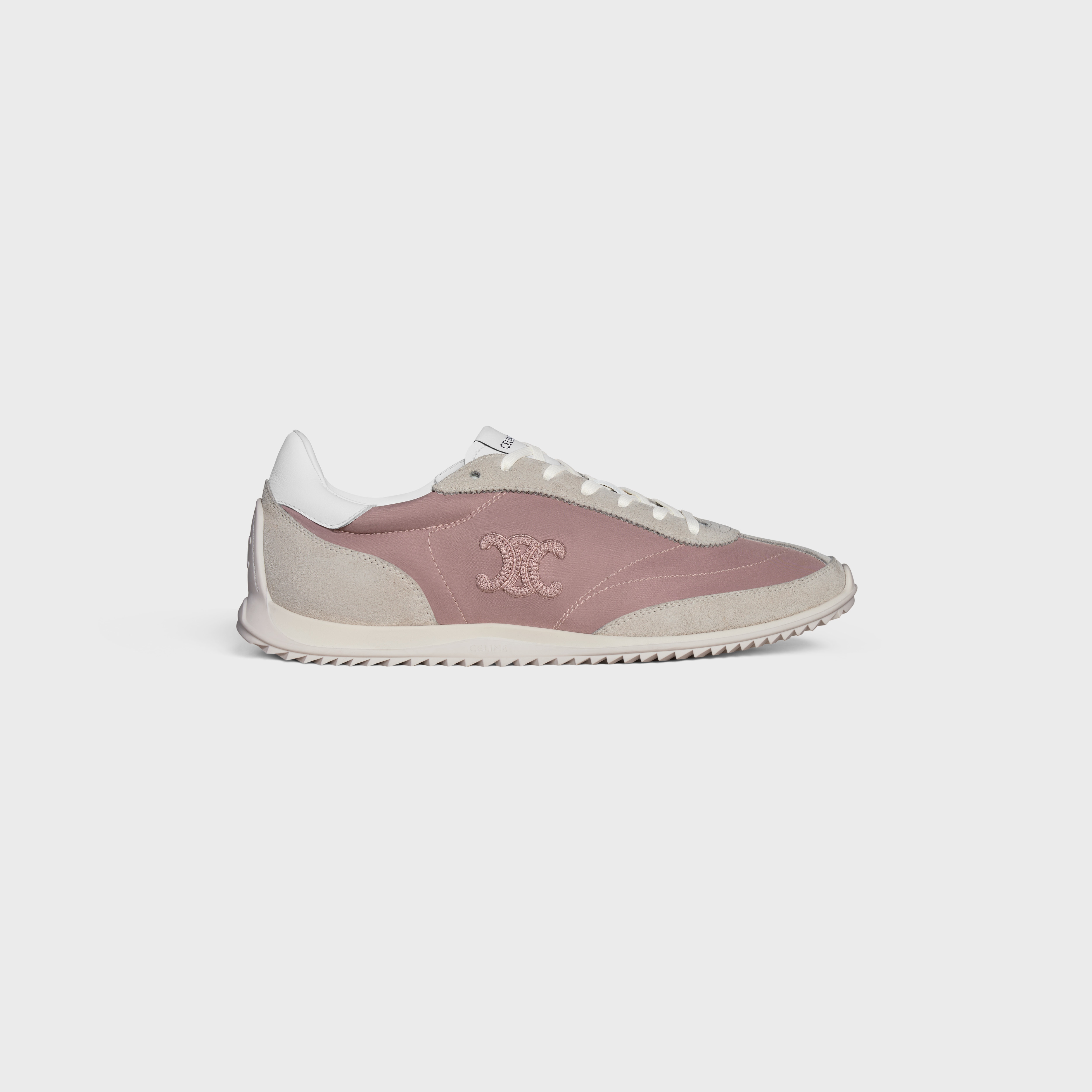 Celine Racer Low Top Sneaker in Nylon, Suede Calfskin and Calfskin