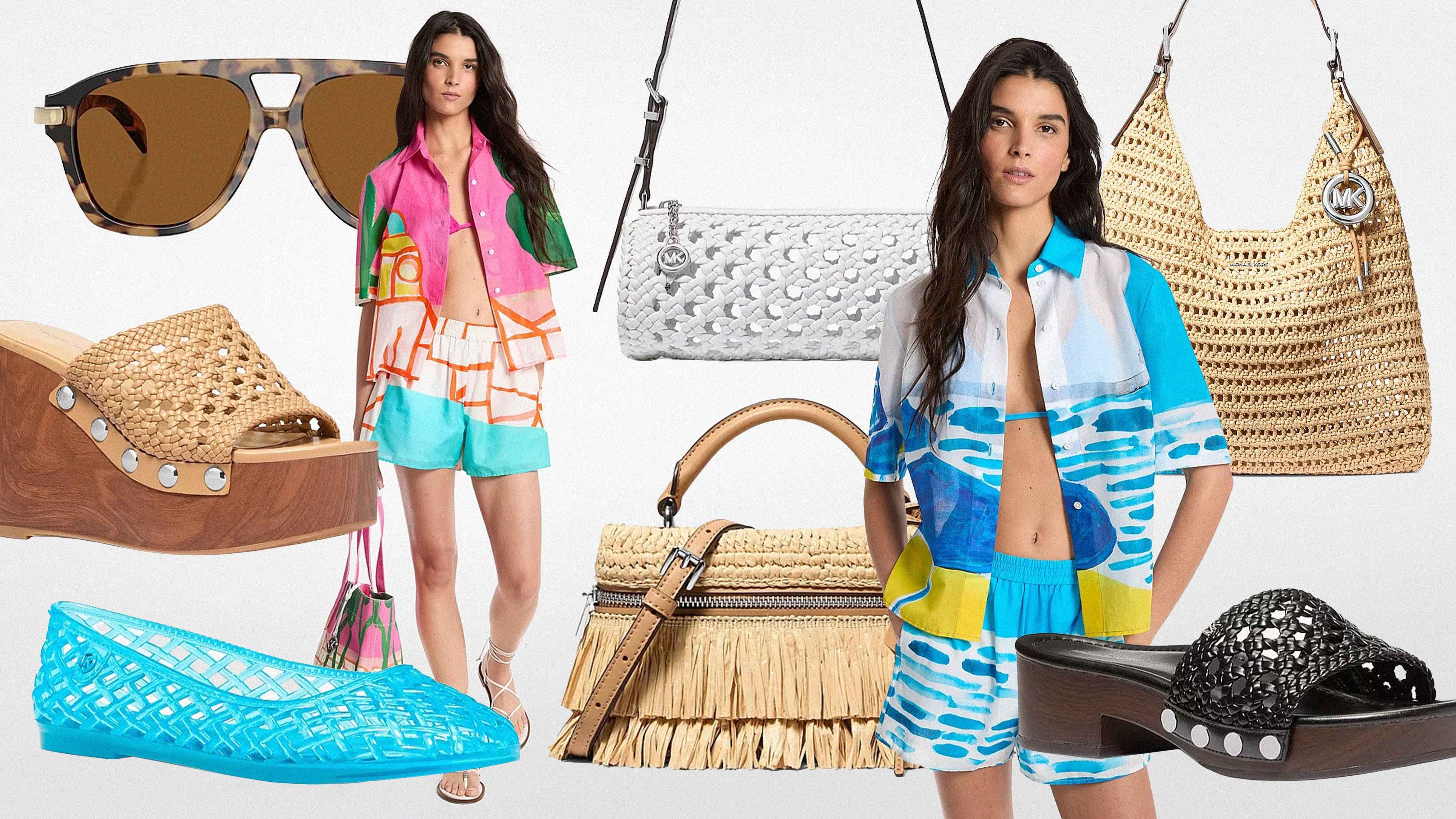 Collage of Michael Kors Summer Collection