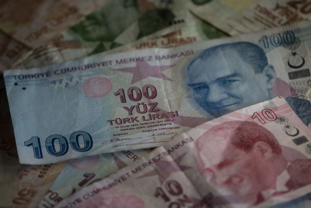 Turkish lira.