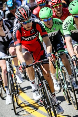 Taylor Phinney (BMC) rode the front today