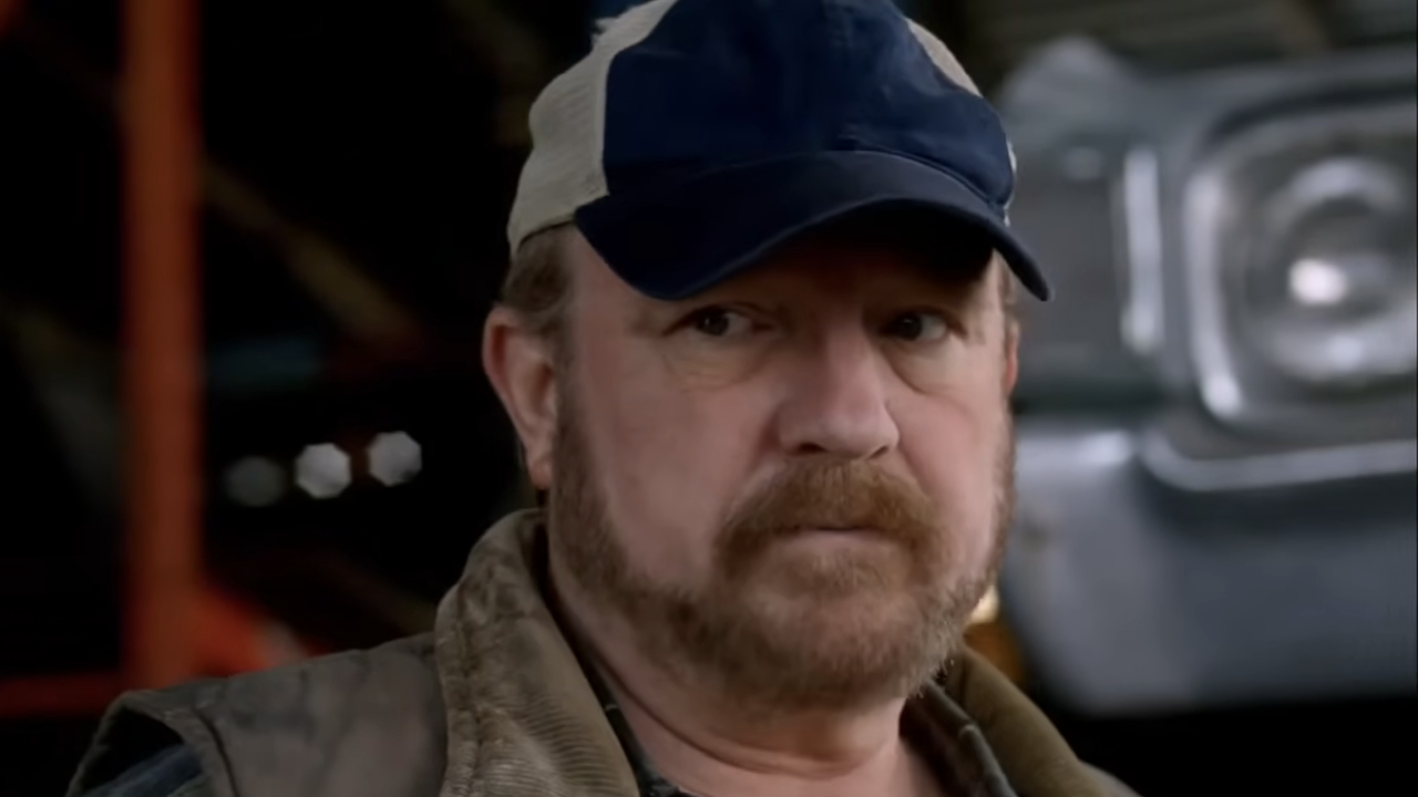 Bobby glaring at Dean in Supernatural