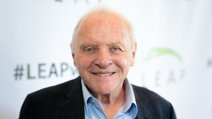 Anthony Hopkins smiling