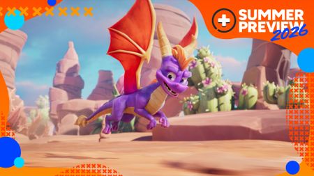 Spyro: A Realm Beyond screenshot with gR+ Summer preview branding