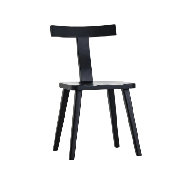 Wayfair, Corrigan Studio Matte Brushed Black Dining Chair