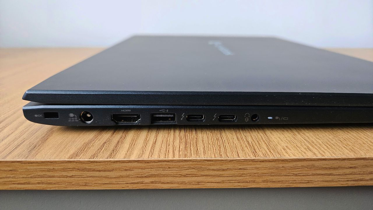 The Dynabook Tecra A65 M on a desk