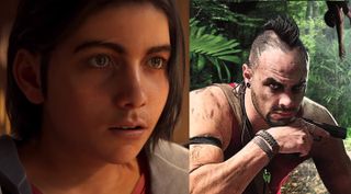 Far Cry 3's Vaas Montenegro and Far Cry 6's Diego Castillo