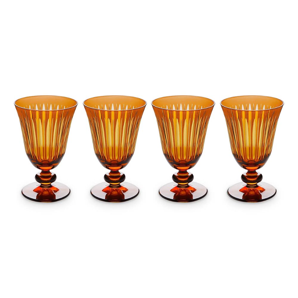 L'Objet Prism 4-Piece Wine Glass Set