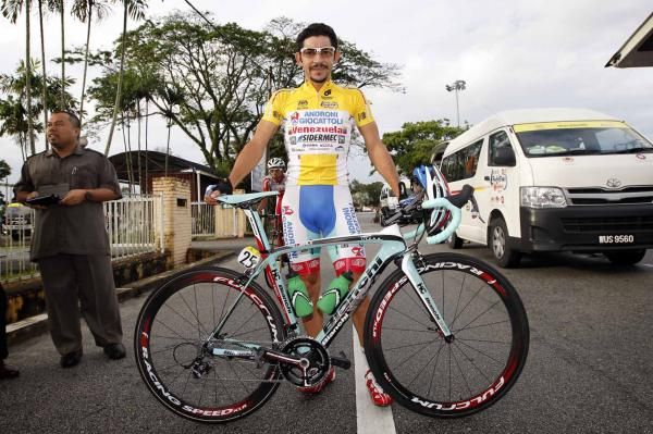 Jose Serpa (Androni-Venezuela) continues Gianni Savio's fine run in the Tour de Langkawi.
