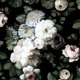 Dark Floral Wallpaper