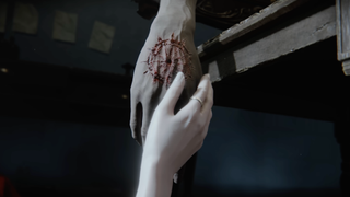 Characters limply hold hands in The Duskbloods