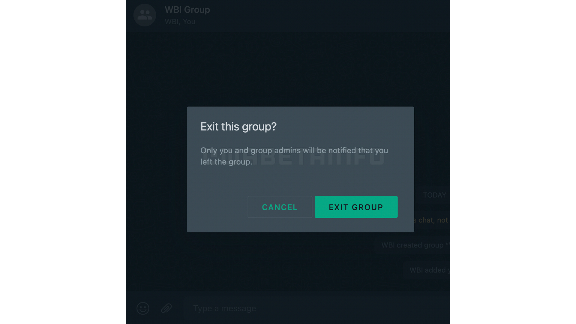 Future WhatsApp update will let you leave a group quietly