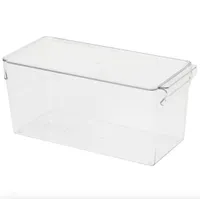 IKEA KLIPPKAKTUS Storage box for fridge, clear, 12 &frac12;x5 &frac12;x5 &frac12; "