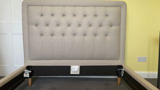 Simba Sirius bed base review a look at the headboard in Latte