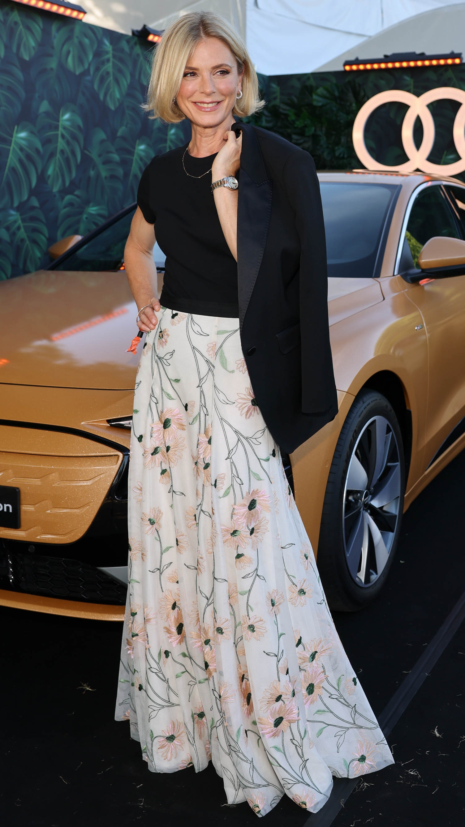Emilia Fox joins Audi at the Henley Festival 2025 on July 10, 2025 in Henley-on-Thames