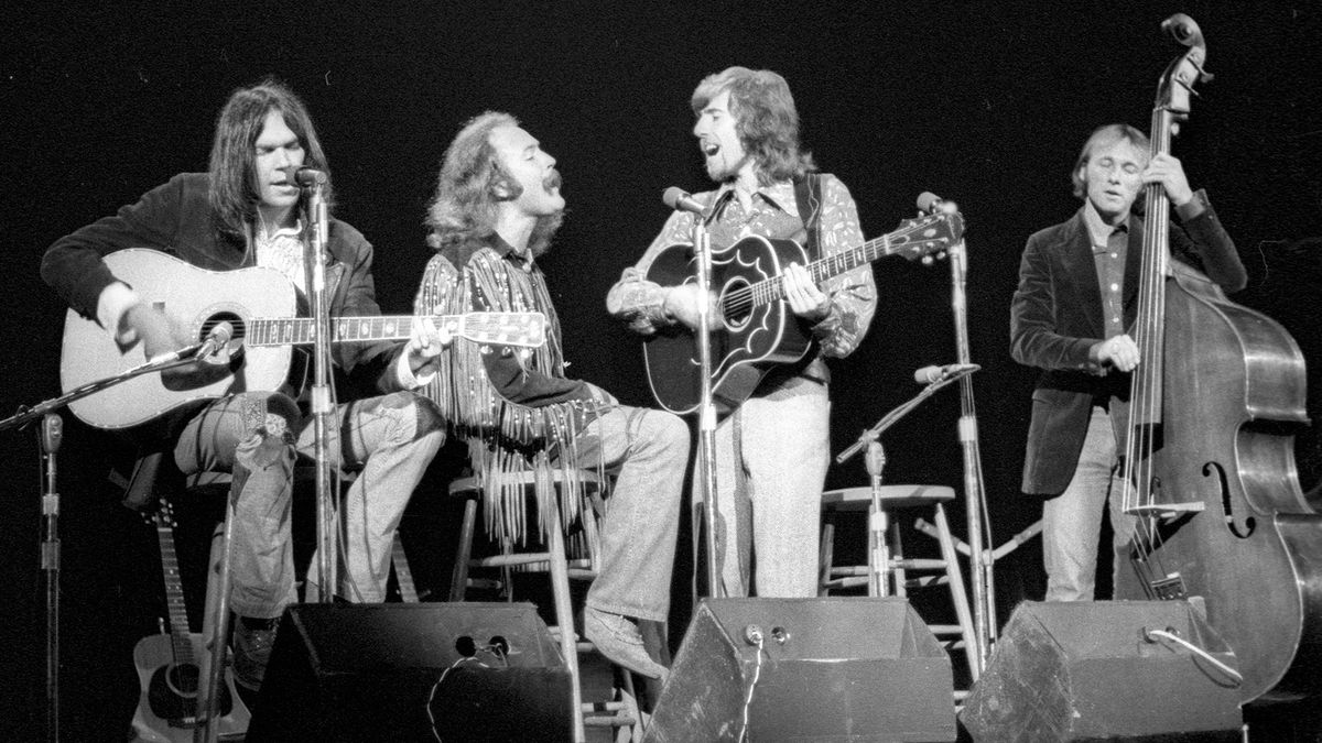 David Crosby, Stephen Stills and Graham Nash join Neil Young in ...