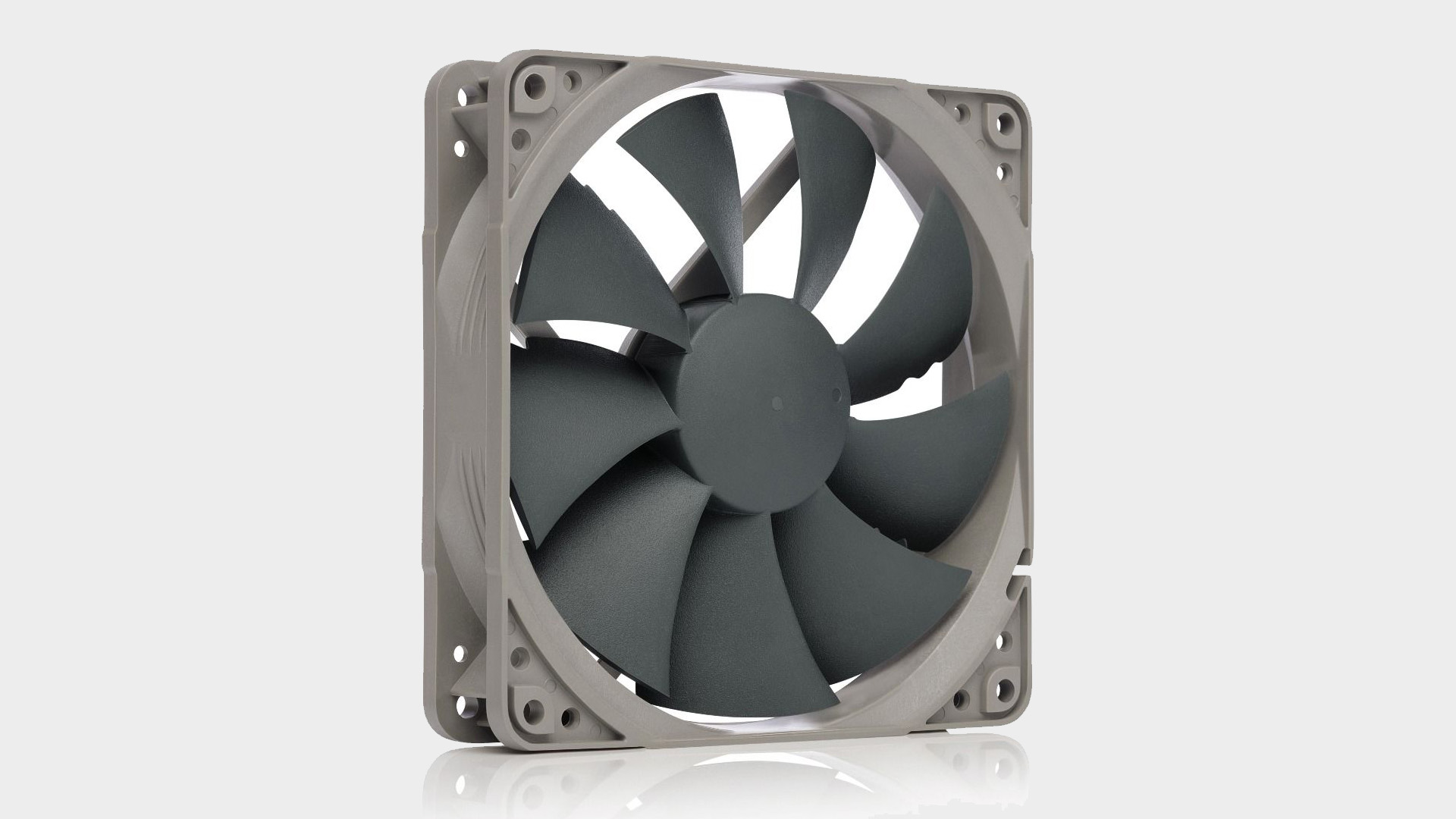 Noctua's NF-P12 redux-1700 fan on a grey background.