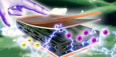 A paper-thin, flexible material increases its voltage every time it is folded.